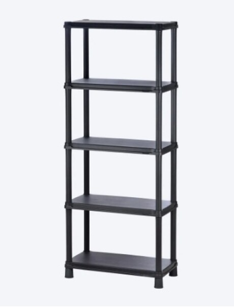 Estantería Plástica Nº15 - Negro (4 Niveles) Rimax Estantería Plástica Nº15 - Negro (4 Niveles) Rimax