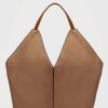 Bolso Josephine en efecto gamuza Taupe