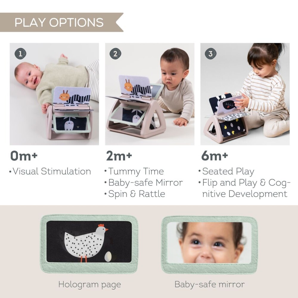 Libro giratorio de alto contraste taf toys Libro giratorio de alto contraste taf toys