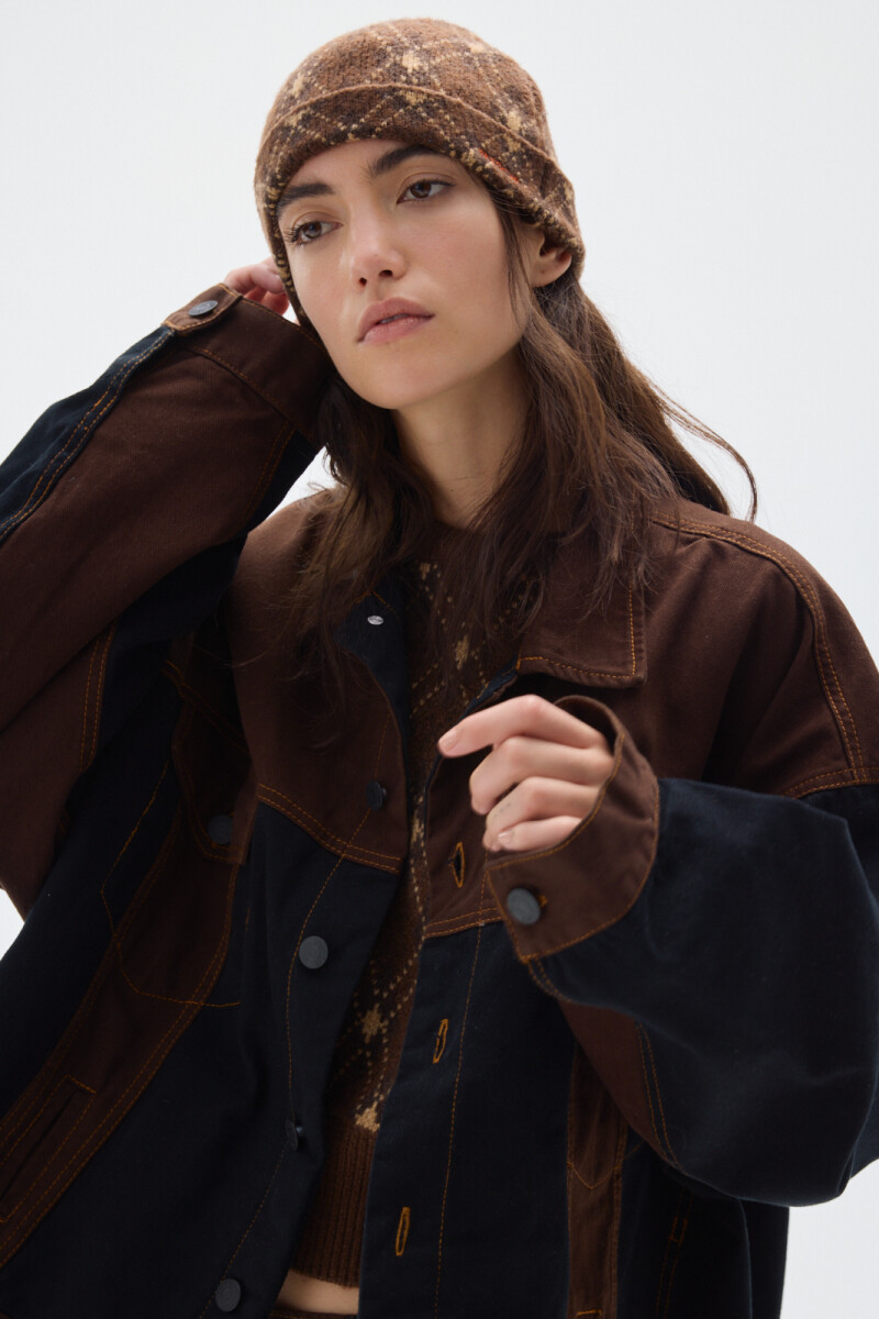 Beanie Statement Brown