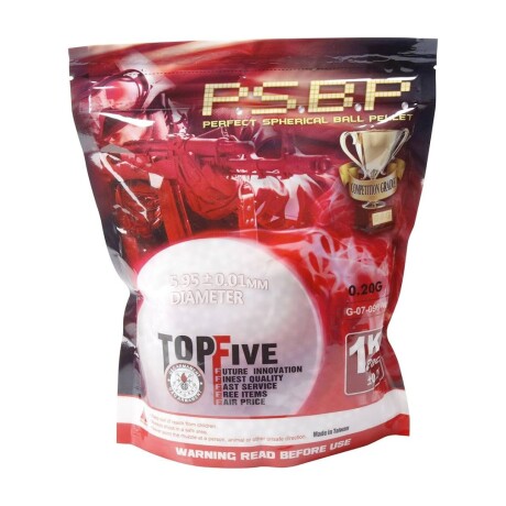 Bolsa de bbs 0.20g - 5000 unidades G&G Bolsa de bbs 0.20g - 5000 unidades G&G
