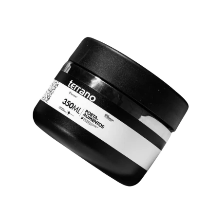 Contenedor de Alimentos Terrano 350ML NEGRO