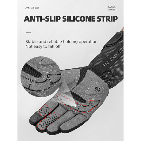 Rockbros - Guantes Térmicos de Invierno 16410002 - Temperatura Ajustable (40 - 65 ºC). Antideslizant 001