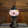 Lámpara vitraux de mesa rosada estrella TM12 Lámpara vitraux de mesa rosada estrella TM12
