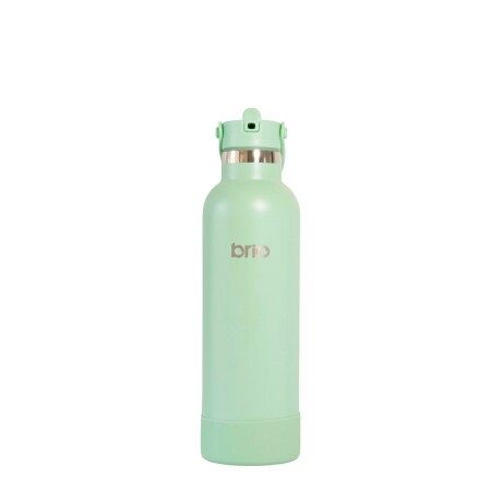 Botella En Acero Inoxidable brio 750ml Con Sorbito Y Manija Verde pastel