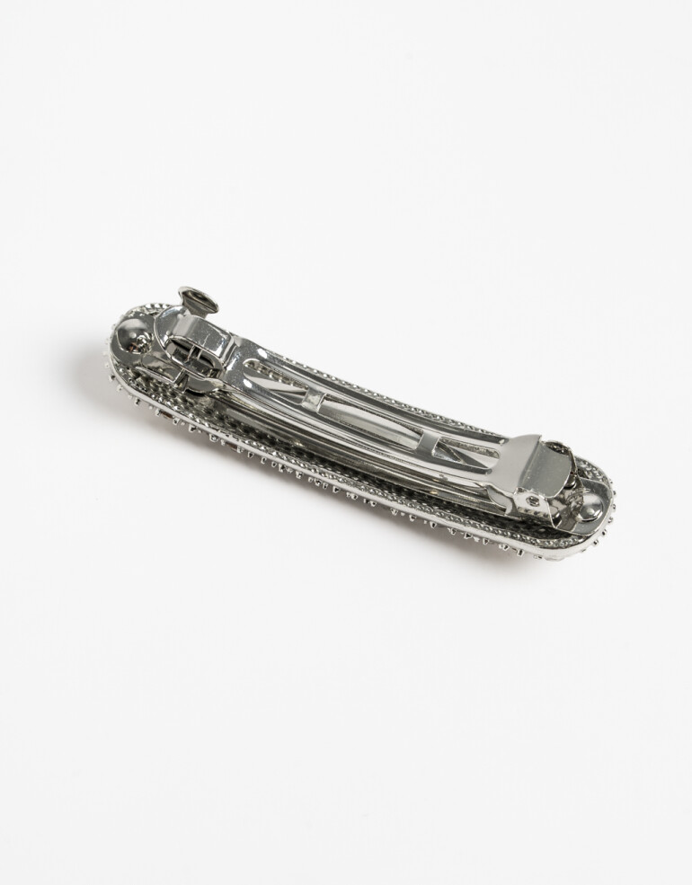 Hebillas Francesas Strass Hebilla Francesa Con Strass - Plateado Rodio