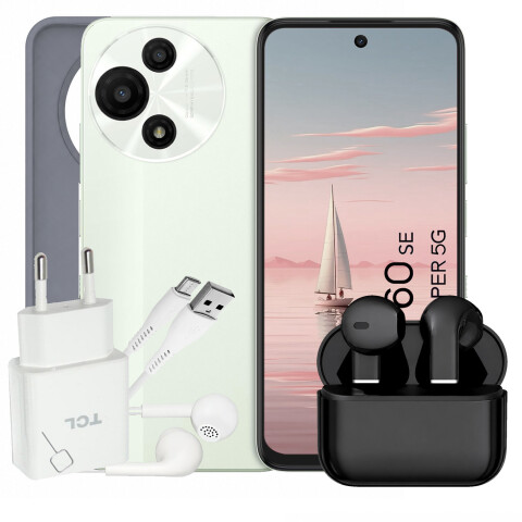 Celular Tcl 60 Se Nxtpaper 5g 18gb (8gb + 10gb) Ram 256gb + Regalo VERDE