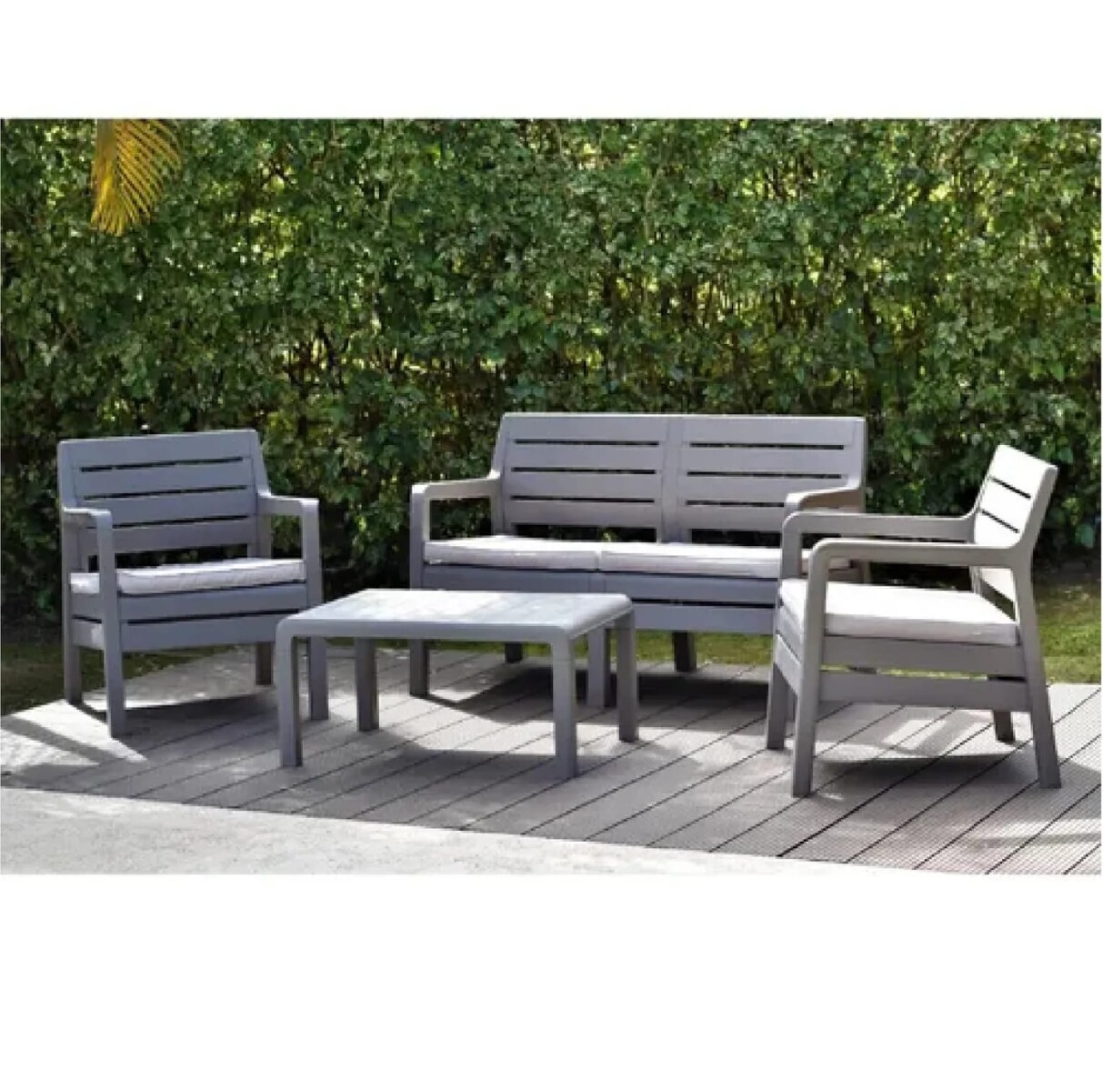 JUEGO DE PATIO SANTANA - SIMIL RATAN 