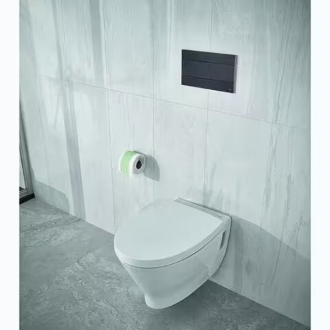 Placa pulsadora Oli Slim negro mate cisterna embutir Placa Pulsadora Oli Slim Negro Mate Cisterna Embutir