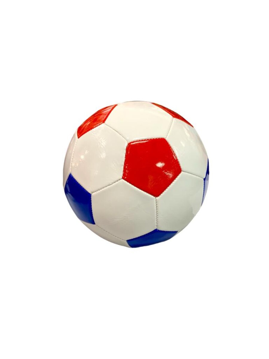 Pelota de Fútbol - Blanco, Rojo y Azul 