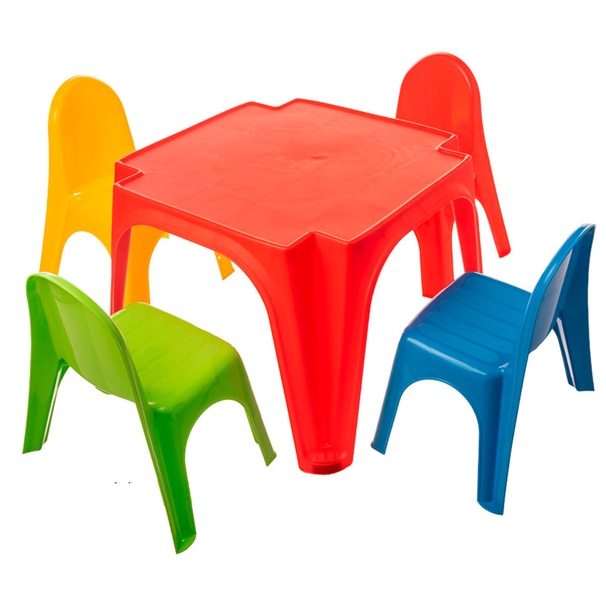Set Mesa Infantil + 4 Sillas Starplay Israel Calidad - Multicolor 