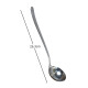 Cucharón 26,3cm acero inoxidable PLATEADO