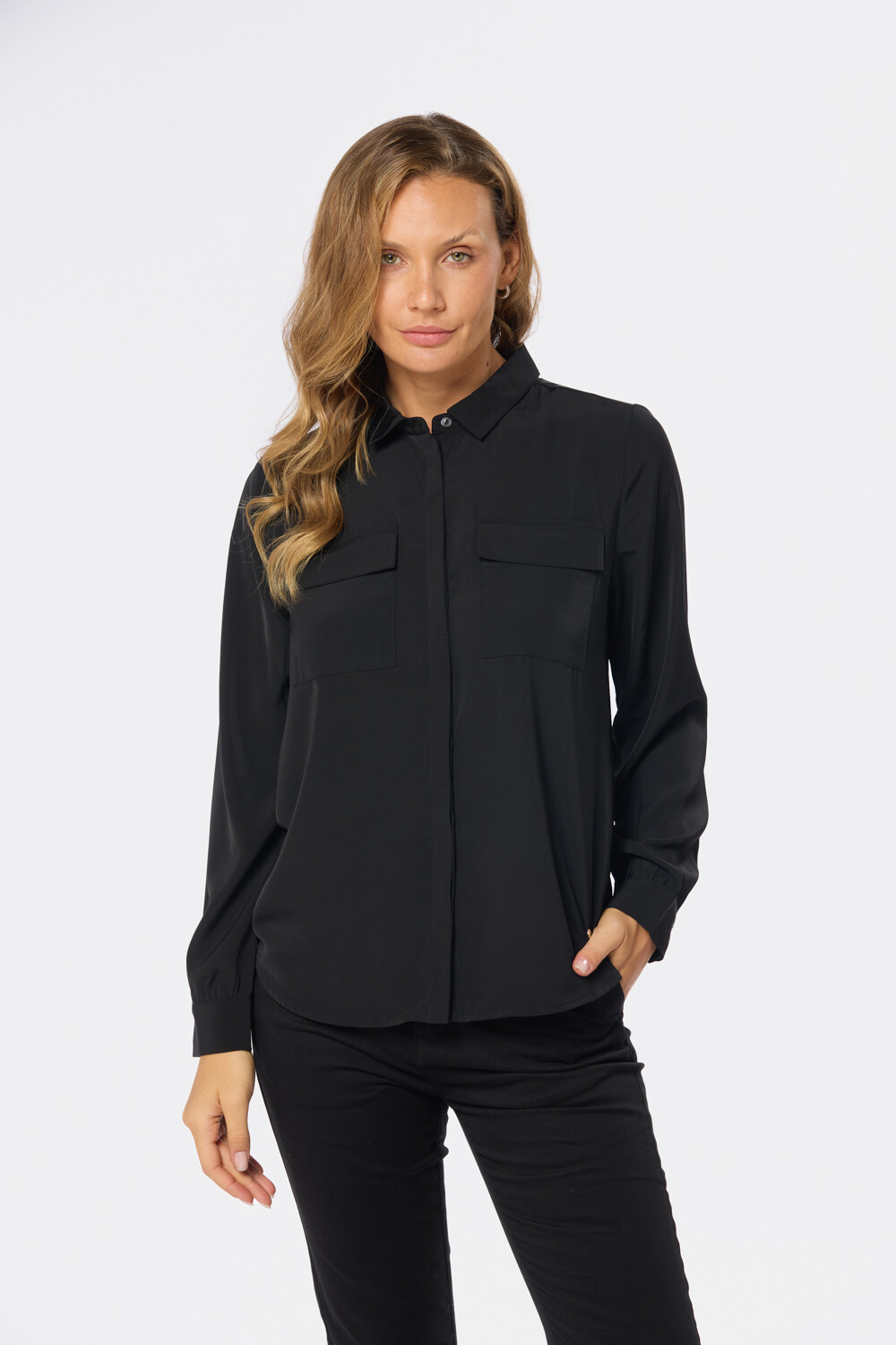 BLUSA LISA Negro