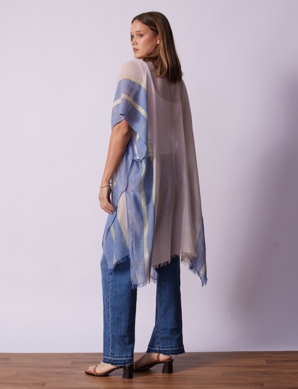 Kimono Lineas MULTI/ROSA