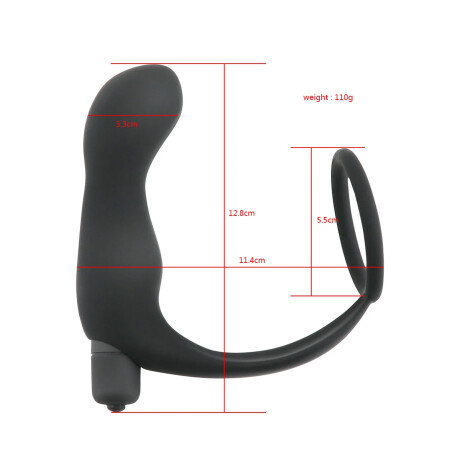 Vibrador Prostático Con Anillo Peneano Vibrador Prostático Con Anillo Peneano