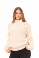 SWEATER CAPRICCI CAREZZA EXTRA TÉRMICO CRUDO