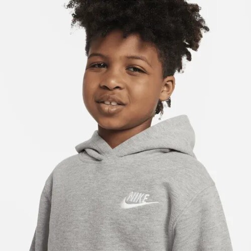 Abrigo Nike Sportswear Club Fleece de Niños Gris