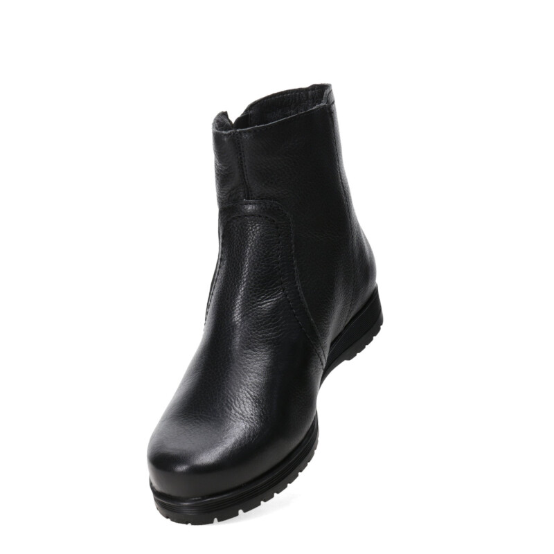 Botas de Mujer Bottero Caña Baja de cuero Negro