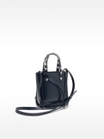 Bolso Tote Con Tachuelas azul-marino