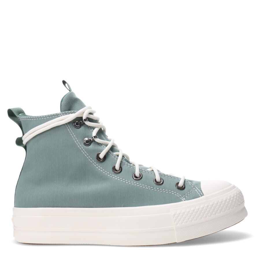 Championes de Mujer Converse All Star Lift Plataforma Play Herby Verde