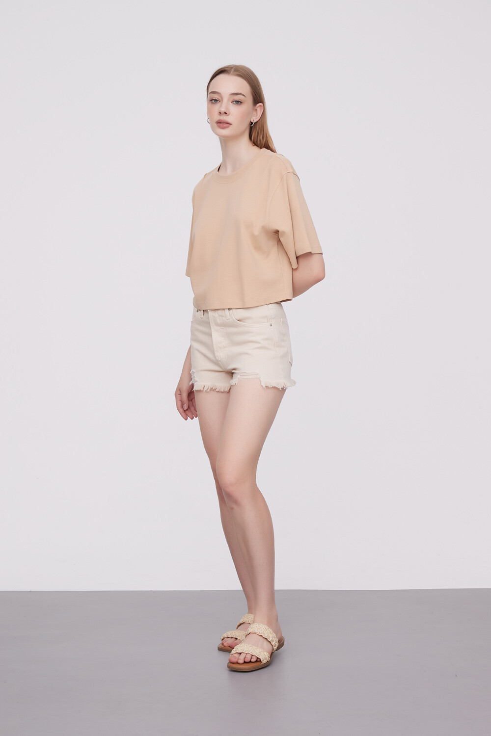 Remera Truvila Beige