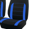 Cubreasiento Universal Pick Up Negro Con Franjas Azules  4 Piezas Cubreasiento Universal Pick Up Negro Con Franjas Azules  4 Piezas