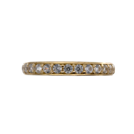 Anillo de oro 10 ktes, MEDIO SIN FIN. Anillo de oro 10 ktes, MEDIO SIN FIN.
