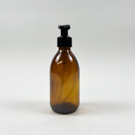 Frasco de vidrio con dispensador 250 Ml Ambar Sc