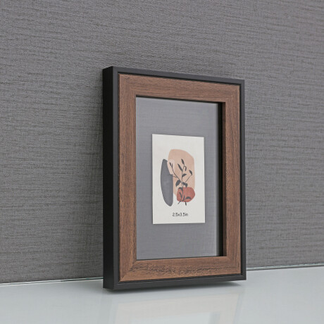 PORTARRETRATO MDF MARRON 6X9CM