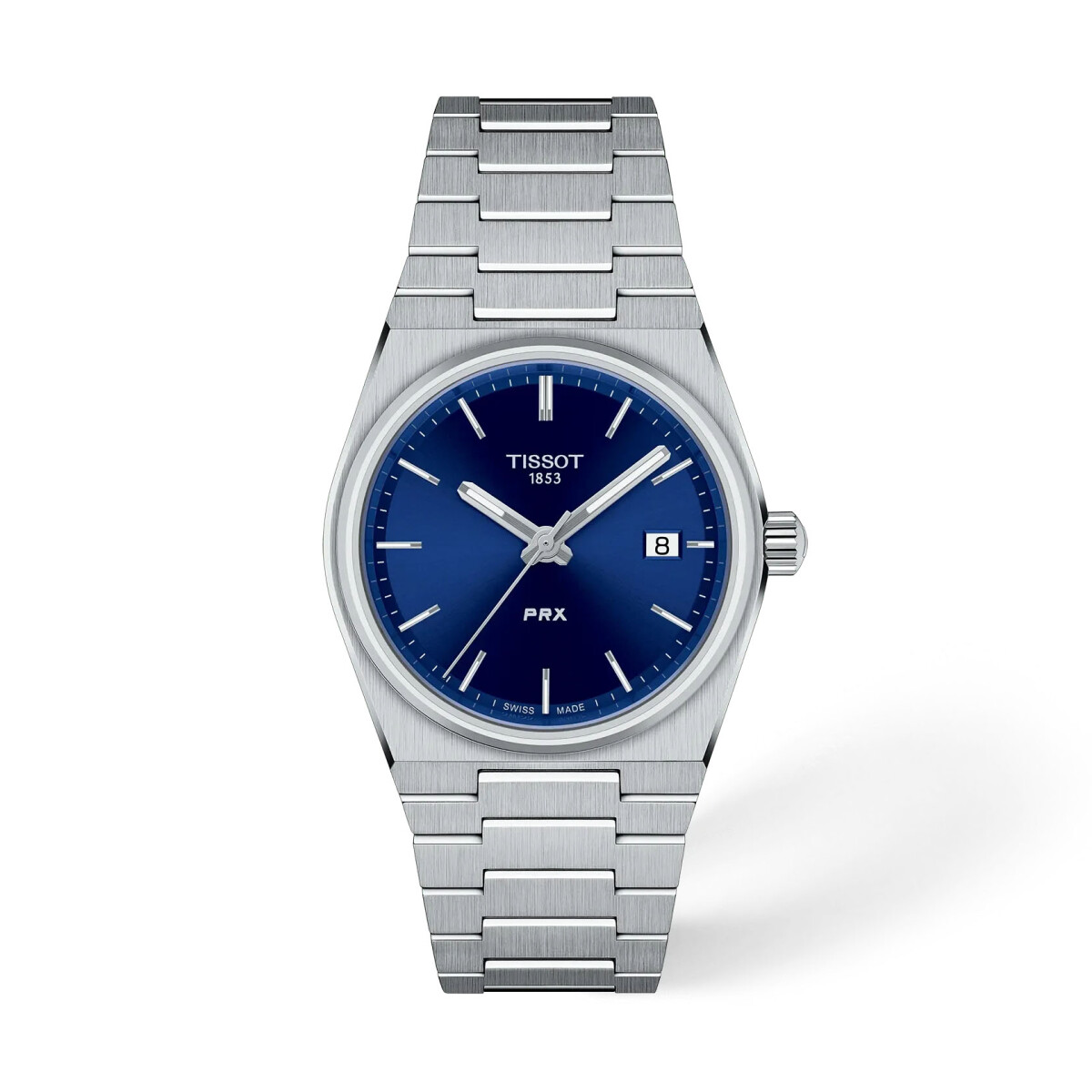 Reloj TISSOT PRX en acero con esfera azul - 35mm 
