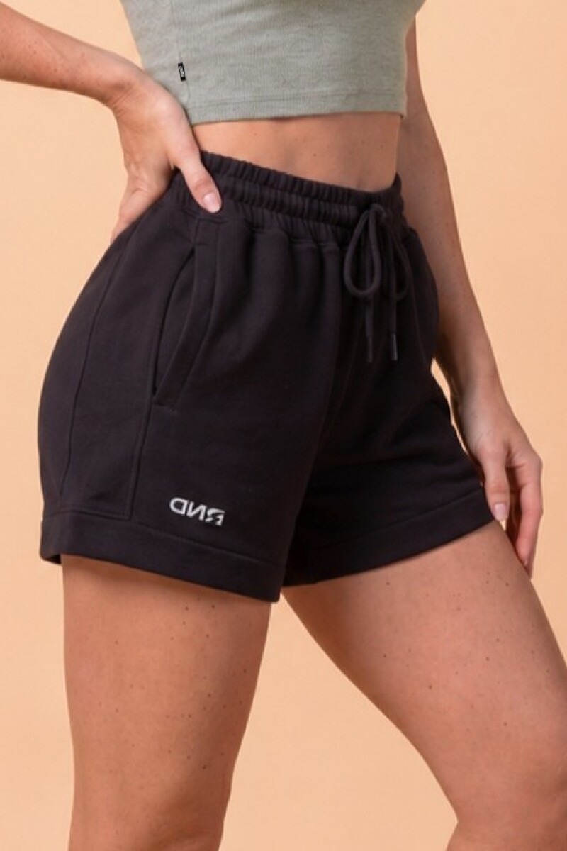 Short de Moletón. Negro