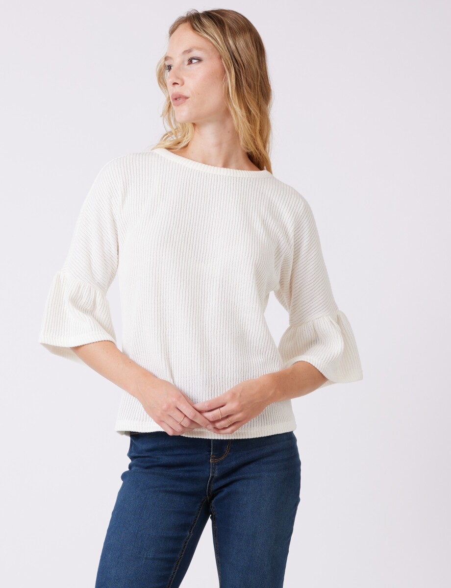 Buzo Manga Amplia - Crudo 