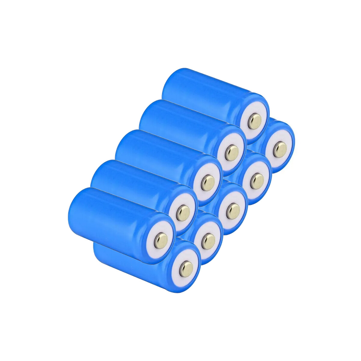 Pack de 10 baterías CR123A 