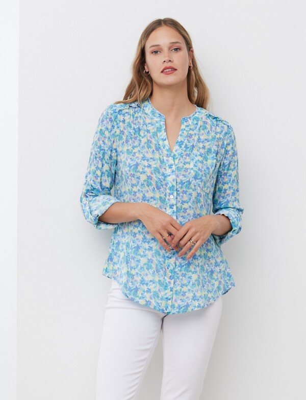 Blusa Spring VERDE AGUA/MULTI