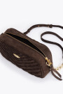 BANDOLERA LIPSTICK SUEDE Chocolate
