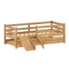 Cama marinera 1 Plaza Infantil Marron