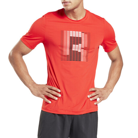 REMERA REEBOK RUN ACTIVCHILL Red