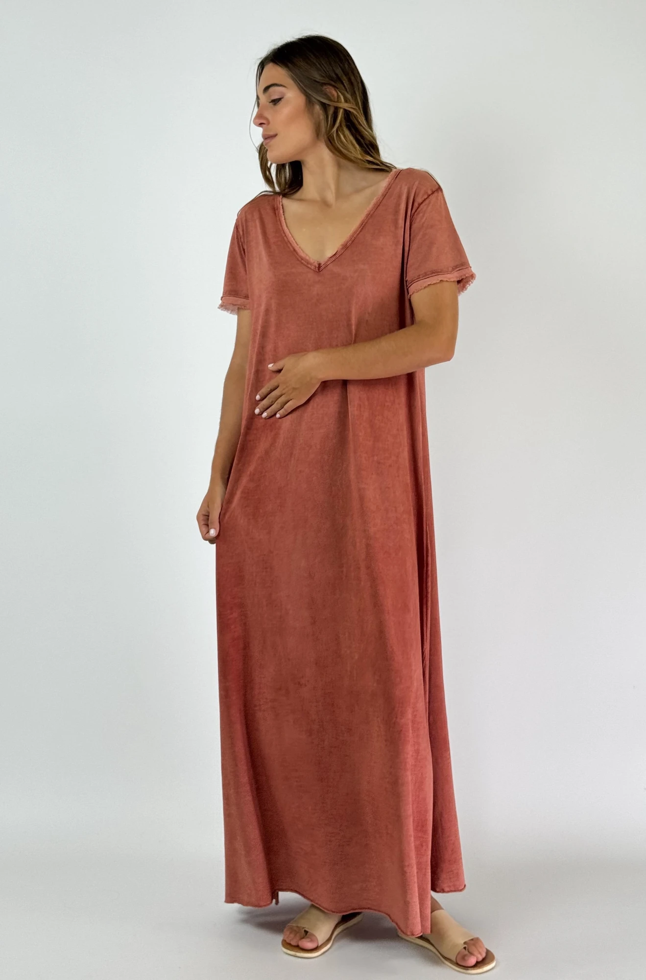 VESTIDO ANIK terracota l/xl