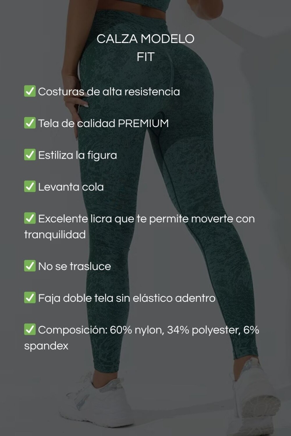 Calza Fit Verde