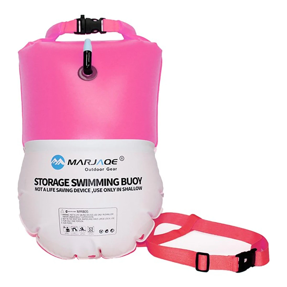 Marjaqe - Boya / Bolso MR805 - Impermeable 100%. Altamente Visible. Almacenamiento 20 L. 