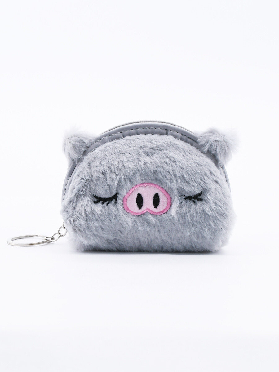 MONEDERO SIRI - GRIS CLARO 