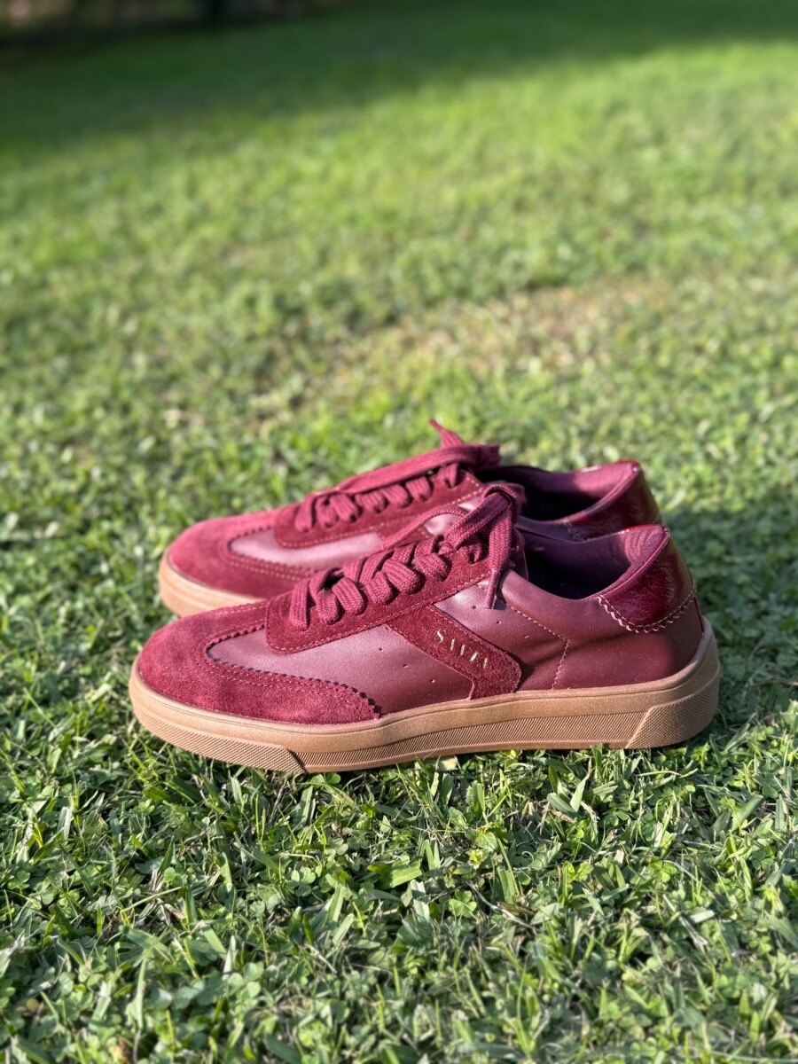 Zapatilla Sambia - Bordó 