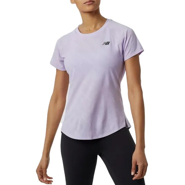 Remera New Balance Speed Jaquard Violeta