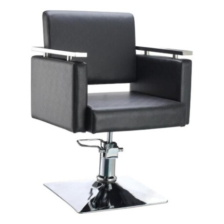 Sillon de Peluqueria y Barberia Hidraulico Giratorio Negro