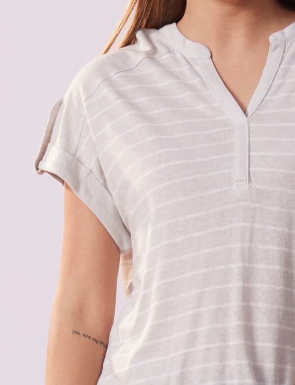 Remera Algodón GRIS