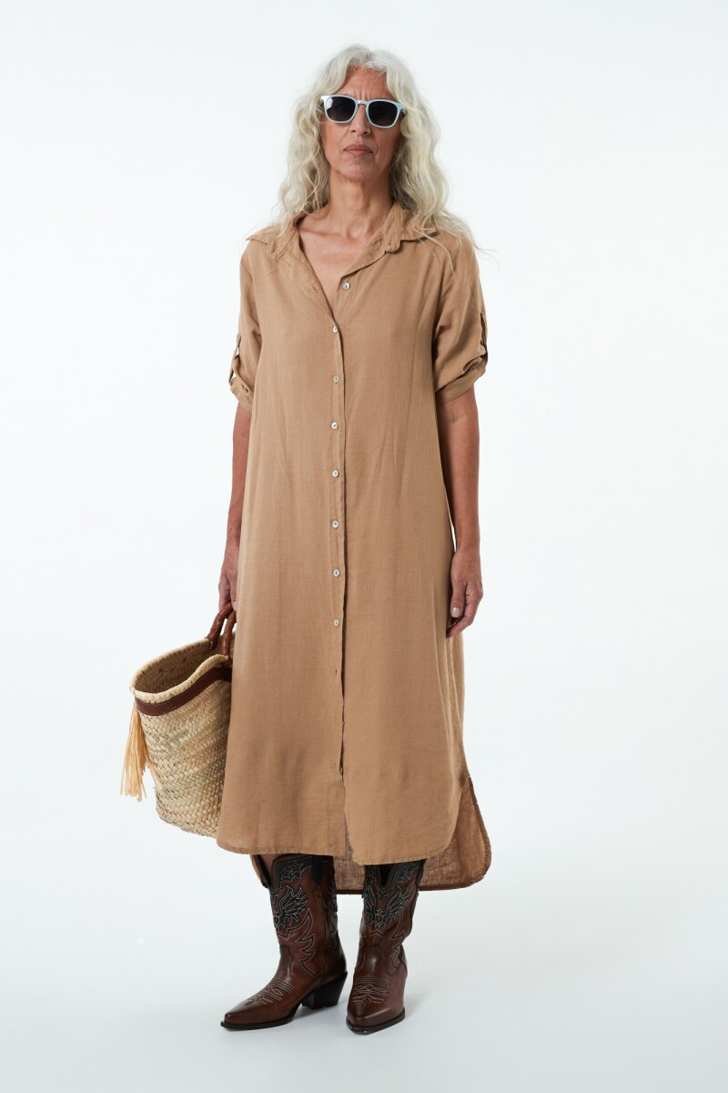 VESTIDO Camel