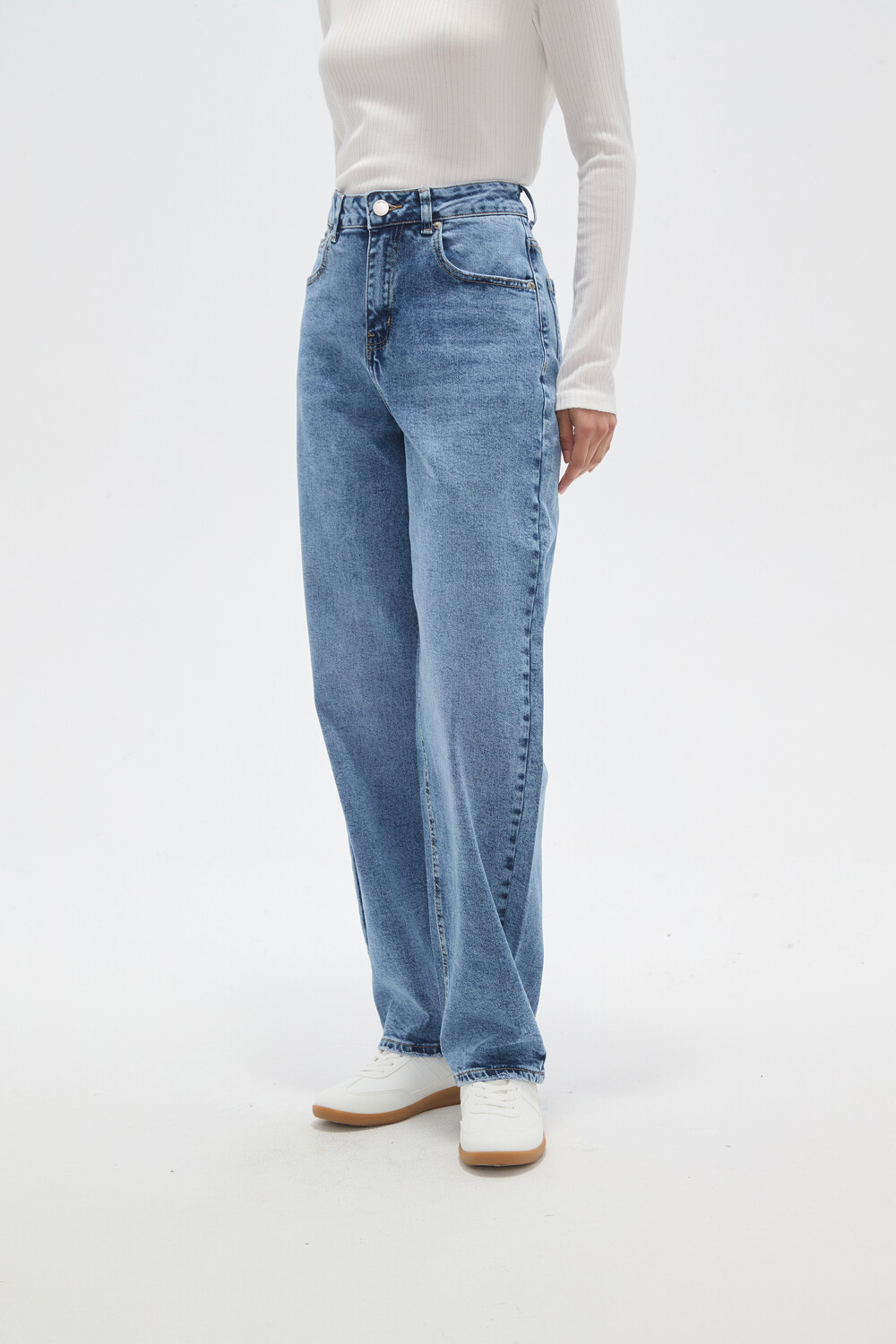 Pantalon Orlin Celeste Grisaceo