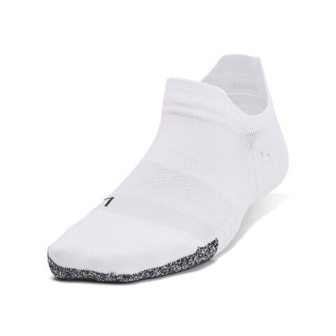 UA Breathe 2 No Show Tab 2pk-WHT WHT-100