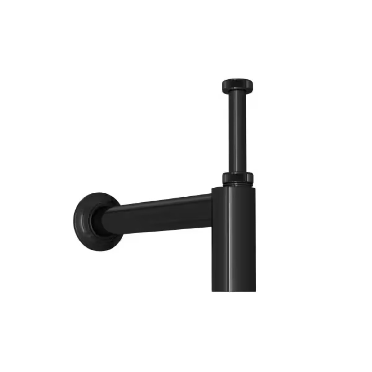 Sifón Botella Negro Brillante Lavatorio Deca 