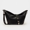 Bolso Bambu en cuero liso satinado Negro